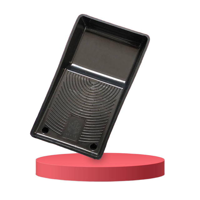 سینی غلطک کوچک پلاستیکی مخصوص غلتک‌های مینی و انگشتی در حال استفاده