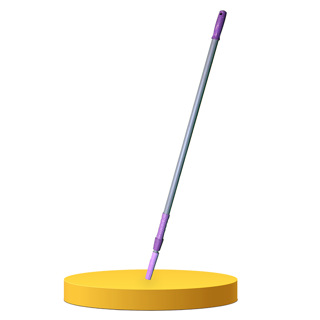 دسته تلسکوپی غلطک رنگ  معمار (قابل تنظیم در طول‌های مختلف)