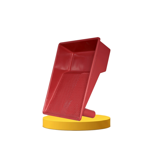 سینی غلطک بسیار بزرگ ۶.۵ لیتری با بدنه مقاوم در کنار گالن رنگ آکریلیک