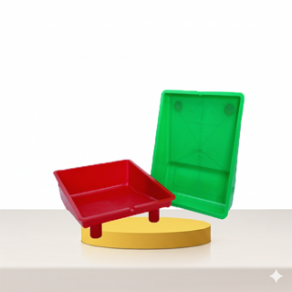 سینی غلطک ۴.۵ لیتری عمیق پلاستیکی مخصوص پروژه‌های بزرگ نقاشی ساختمان