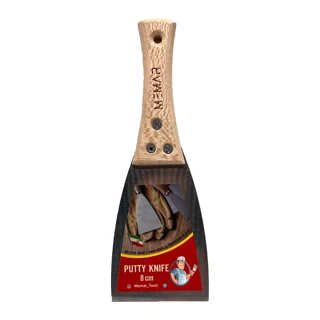 کاردک استیل دسته چوبی ضدزنگ اوستا معمار